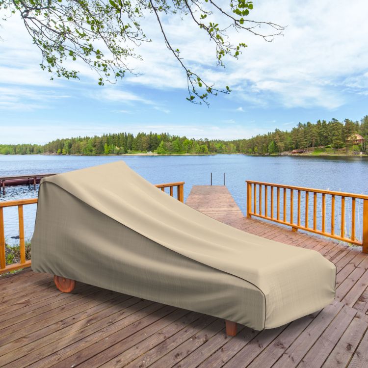 Picture of StormBlock™ Mojave Single Patio Chaise Cover - Medium