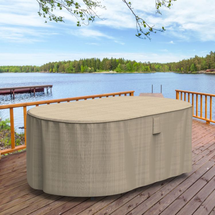 Picture of StormBlock™ Mojave Oval Patio Table Cover - Large