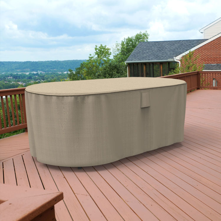 Picture of StormBlock™ Mojave Oval Patio Table Cover - Large