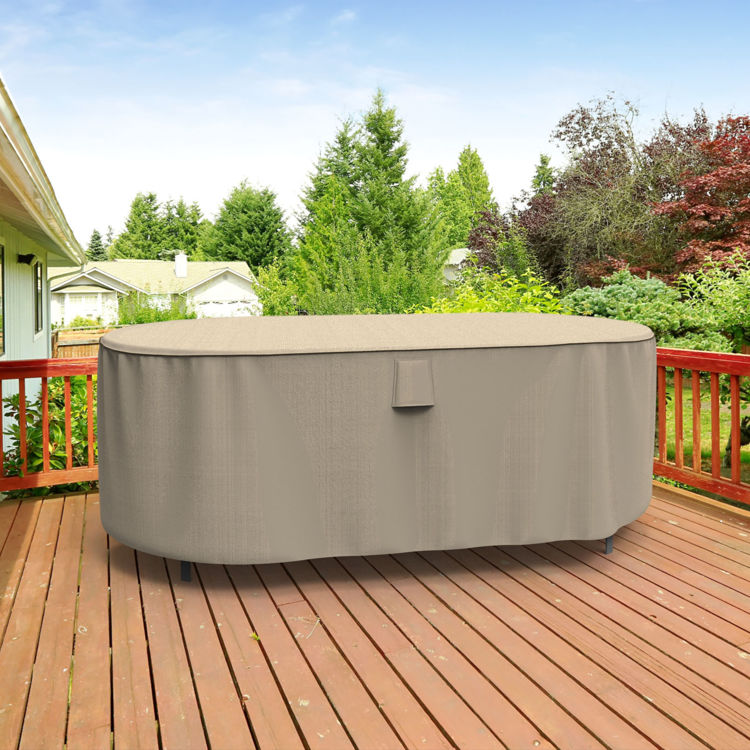 Picture of StormBlock™ Mojave Oval Patio Table Cover - Medium