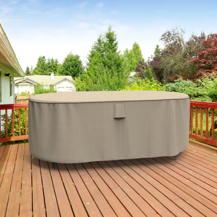Picture of StormBlock™ Mojave Oval Patio Table Cover - Medium