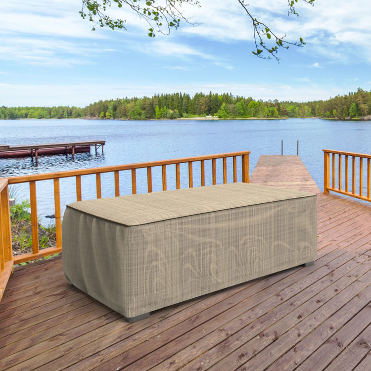 Picture of StormBlock™ Mojave Patio Ottoman / Coffee Table Cover - Large