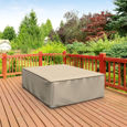 Picture of StormBlock™ Mojave Square Patio Table / Ottoman Cover - Large