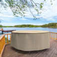 Picture of StormBlock™ Mojave Round Patio Table & Chairs Combo Cover - Medium