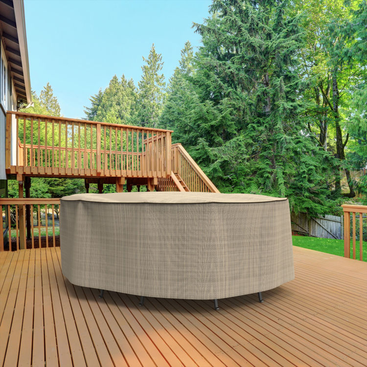 Picture of StormBlock™ Mojave Oval Patio Table & Chairs Combo Cover - Medium