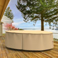 Picture of StormBlock™ Savanna Oval Patio Table & Chairs Combo Cover - Large