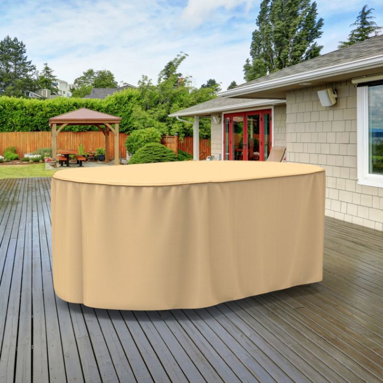 Picture of StormBlock™ Savanna Oval Patio Table Cover