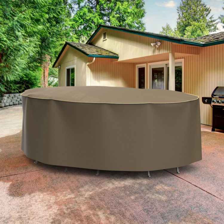 Picture of StormBlock™ Hillside Oval Patio Table & Chairs Combo Cover - Large