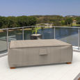 Picture of English Garden Slim Patio Ottoman Cover - Large