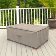 Picture of English Garden Slim Patio Ottoman Cover - Medium