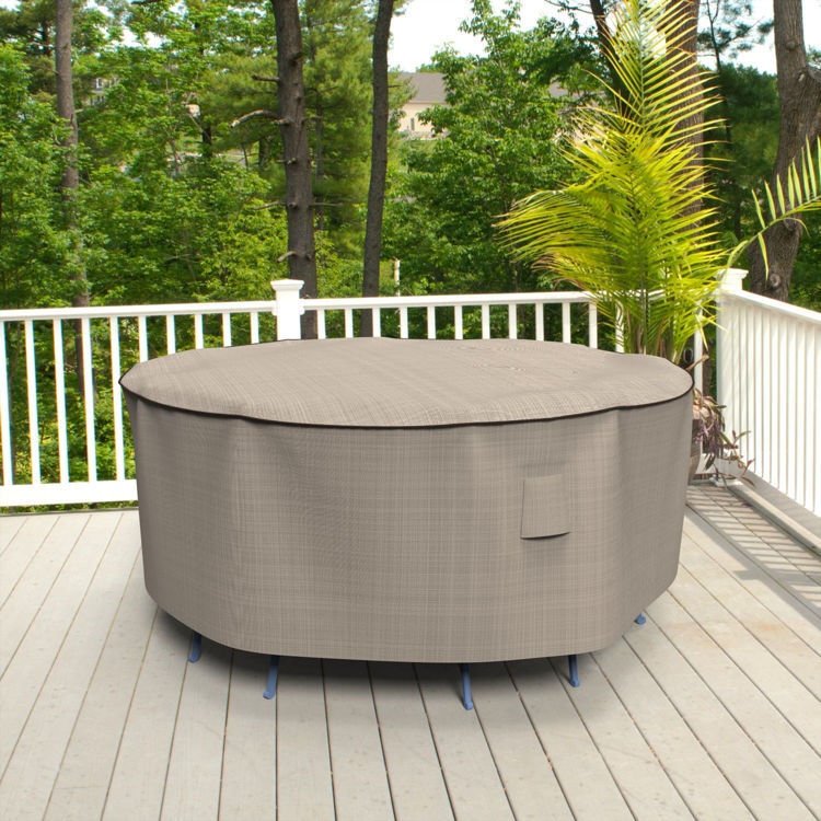 Picture of English Garden Round Patio Table & Chairs Combo Cover - Small
