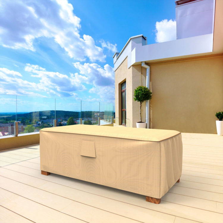 Picture of Sedona Slim Patio Ottoman Cover - Large