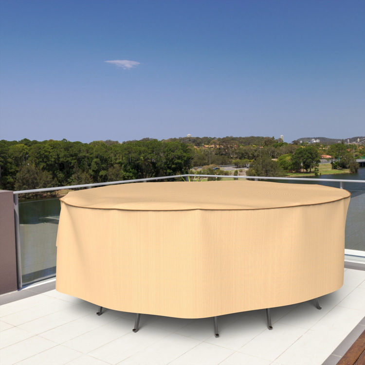 Picture of Sedona Oval Patio Table & Chairs Combo Cover - Medium