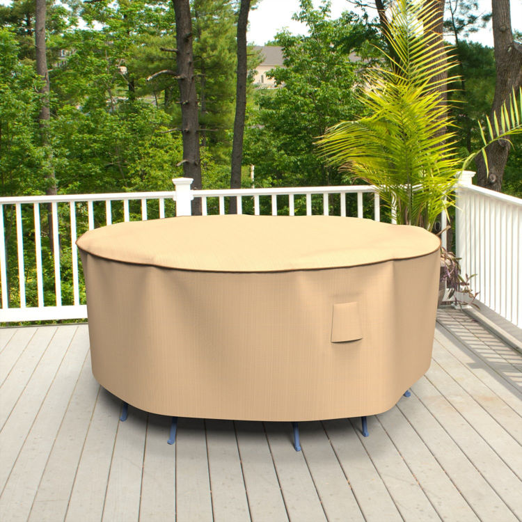 Picture of Sedona Round Patio Table & Chairs Combo Cover - Small
