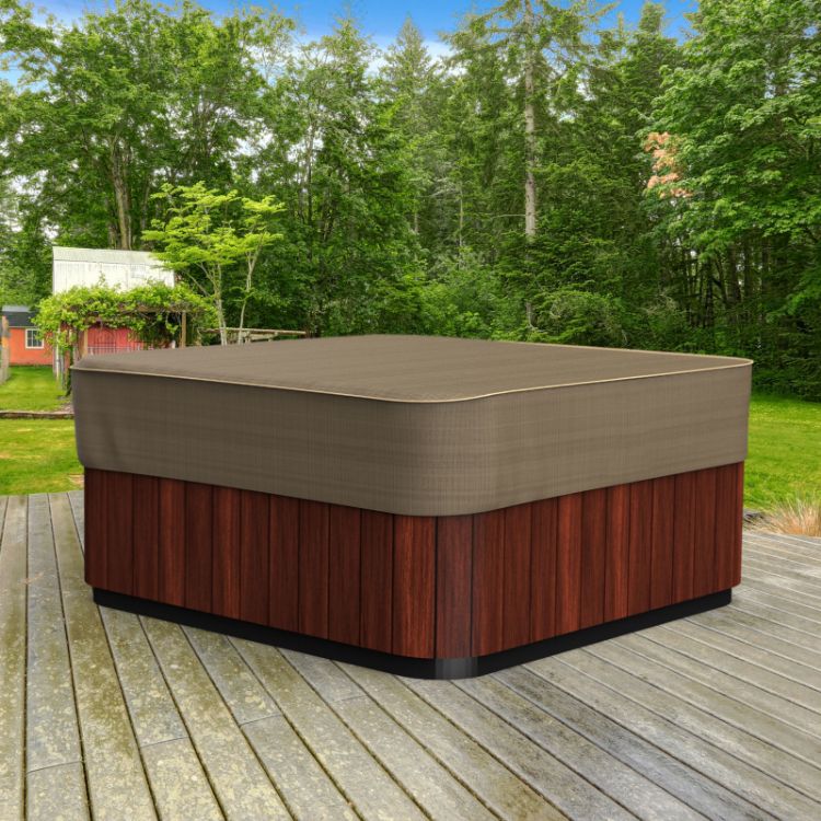 Picture of StormBlock™ Hillside Square Hot Tub Cover -  Large