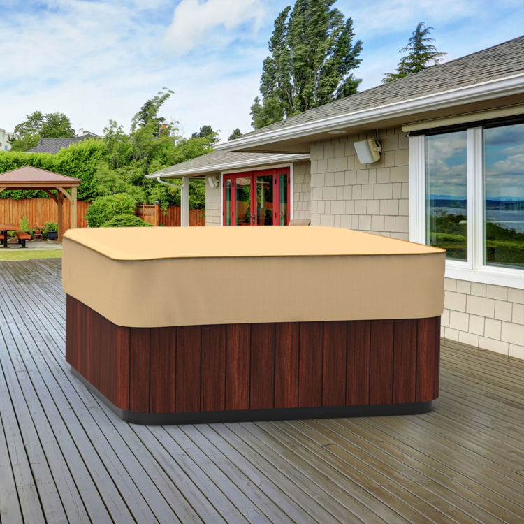 Picture of StormBlock™ Savanna Square Hot Tub Cover - Large