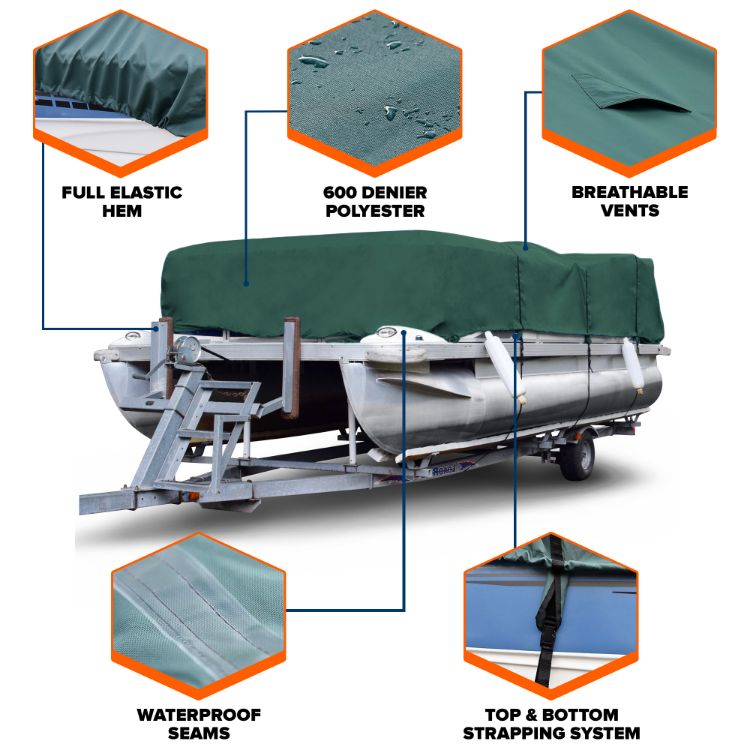 Picture of American Flagship Premier Pontoon Cover
