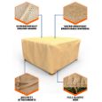 Picture of All-Seasons Square Patio Table / Ottoman Cover - Small
