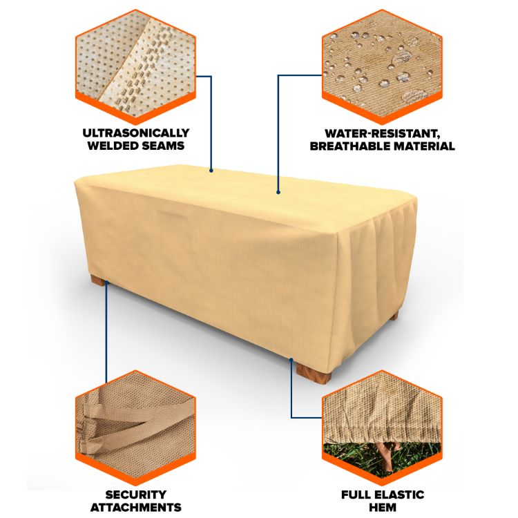 Picture of All-Seasons Patio Ottoman Cover