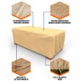 Picture of All-Seasons Patio Ottoman / Coffee Table Cover