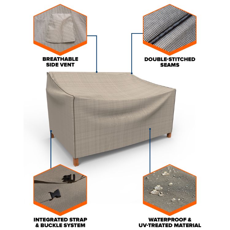 Picture of English Garden Patio Loveseat Cover - Medium