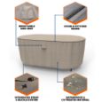 Picture of English Garden Oval Patio Table Cover - Small