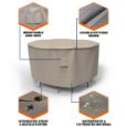 Picture of English Garden Patio Bar Table & Chair Combo Cover - Medium