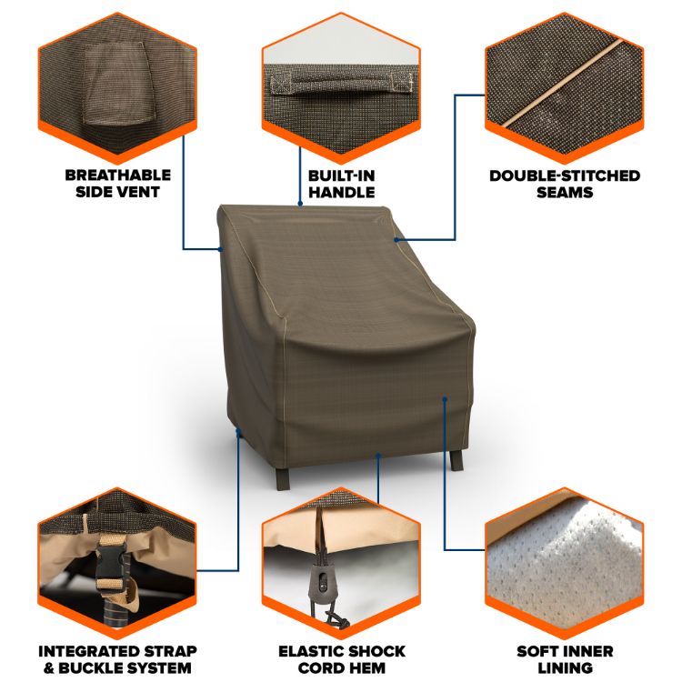 Picture of StormBlock™ Hillside Patio Chair Cover - Extra Small