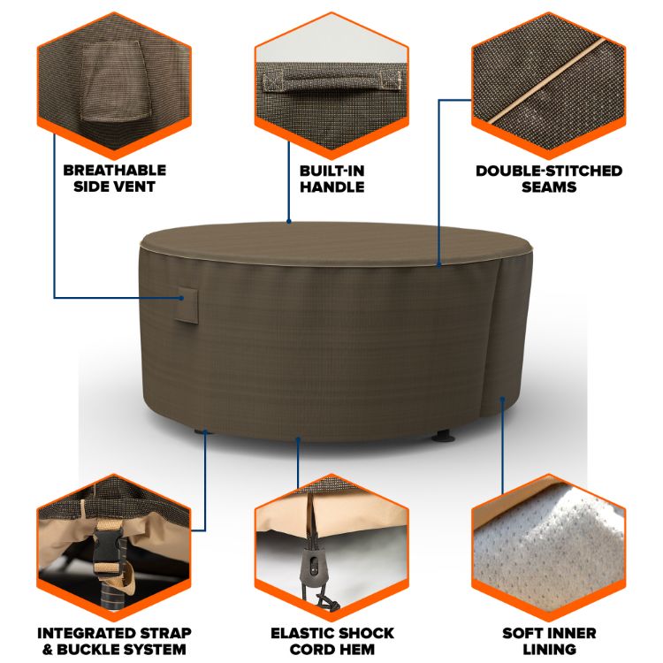 Picture of StormBlock™ Hillside Round Patio Table Cover