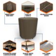 Picture of StormBlock™ Hillside Patio Bar Table Cover