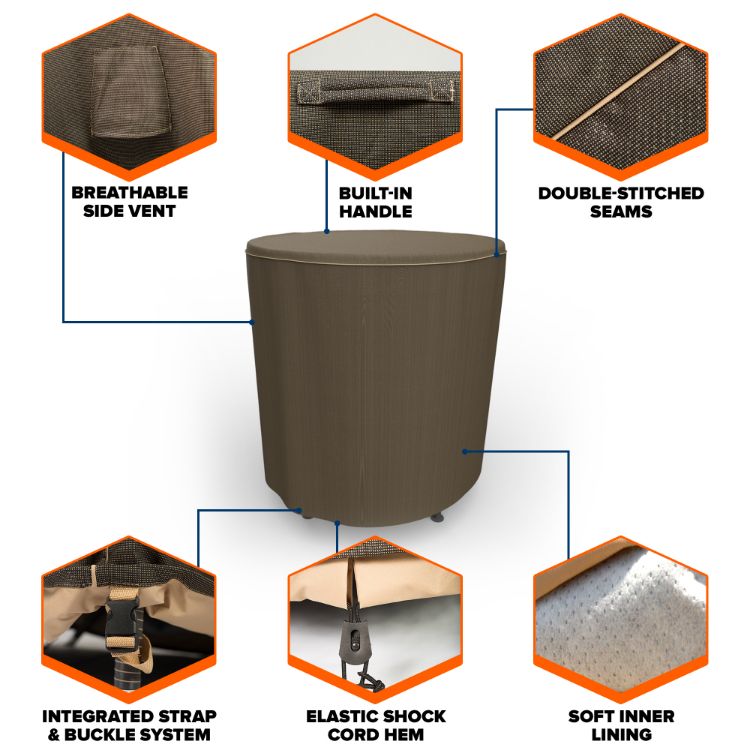 Picture of StormBlock™ Hillside Patio Bar Table Cover