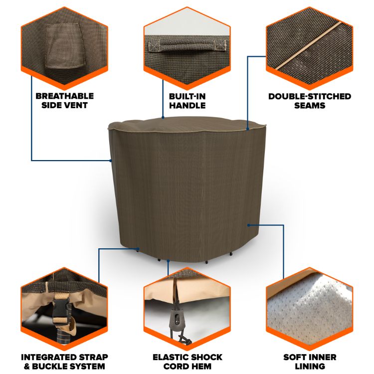 Picture of StormBlock™ Hillside Patio Bar Table & Chair Combo Cover