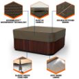 Picture of StormBlock™ Hillside Square Hot Tub Cover -  Medium