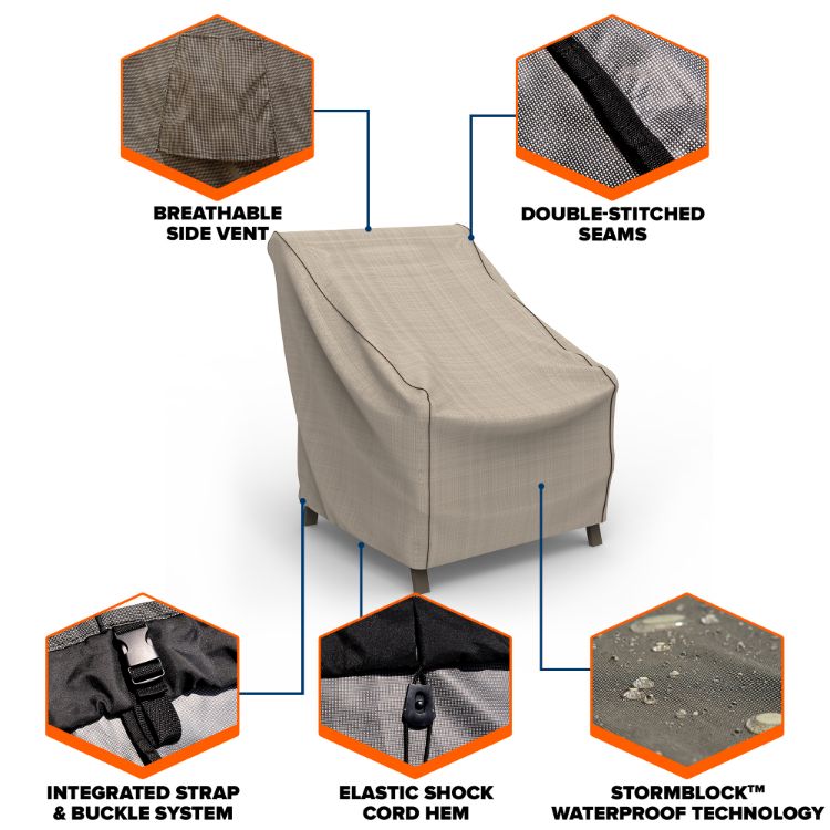 Picture of StormBlock™ Mojave Patio Chair Cover - Small