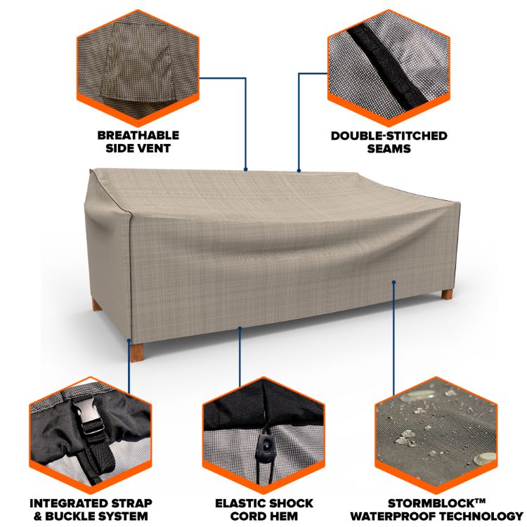 Picture of StormBlock™ Mojave Patio Sofa Cover - Extra Large