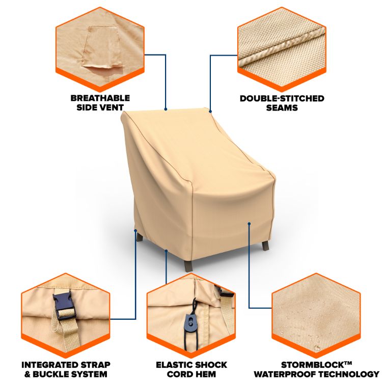 Picture of StormBlock™ Savanna Patio Chair Cover - Small