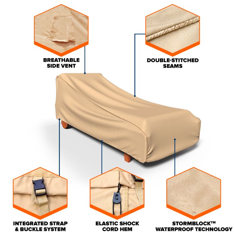 Picture of StormBlock™ Savanna Patio Chaise Cover