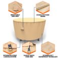 Picture of StormBlock™ Savanna Round Patio Table Cover