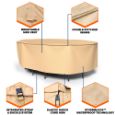 Picture of StormBlock™ Savanna Oval Patio Table & Chairs Combo Cover