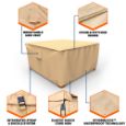 Picture of StormBlock™ Savanna Square Patio Table Cover - Small