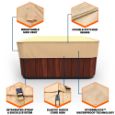 Picture of StormBlock™ Savanna Square Hot Tub Cover