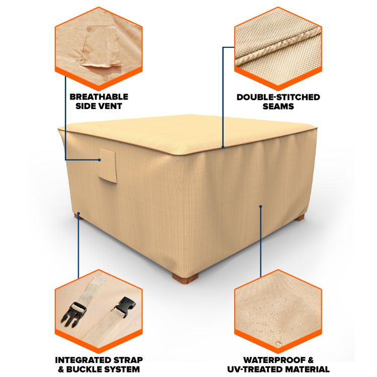 Picture of Sedona Square Patio Table / Ottoman Cover