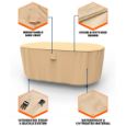 Picture of Sedona Oval Patio Table Cover