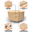 Picture of Sedona Patio Bar Table & Chair Combo Cover - Medium
