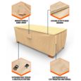 Picture of Sedona Patio Ottoman / Coffee Table Cover