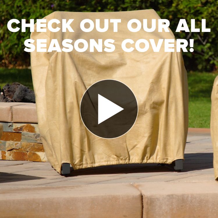 Picture of All-Seasons Single Patio Chaise Cover - Medium