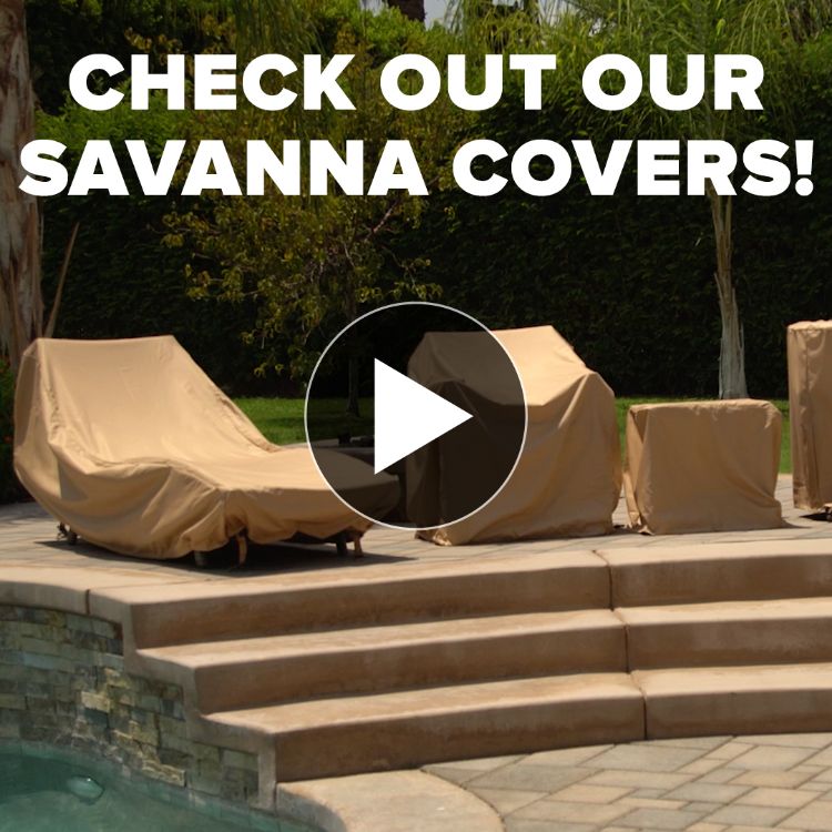 Picture of StormBlock™ Savanna Oval Patio Table & Chairs Combo Cover